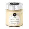 "Cacio" cheese and pepper sauce