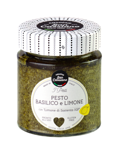 Pesto basilico e Limone di Sorrento I.G.P.